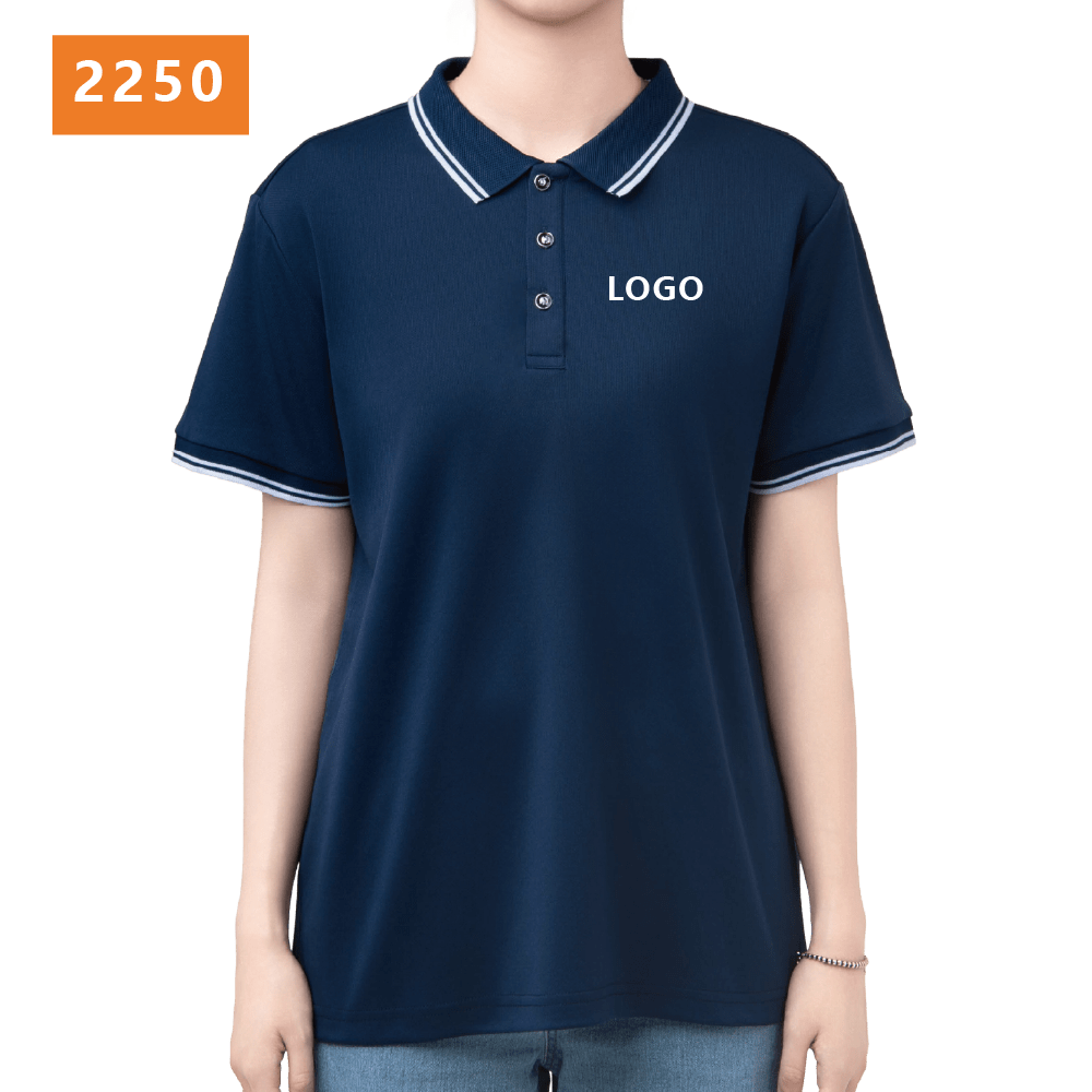  氣質條紋 排汗POLO產品圖片